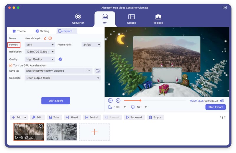 Aiseesoft Mac Video Converter Ultimate screenshot 1